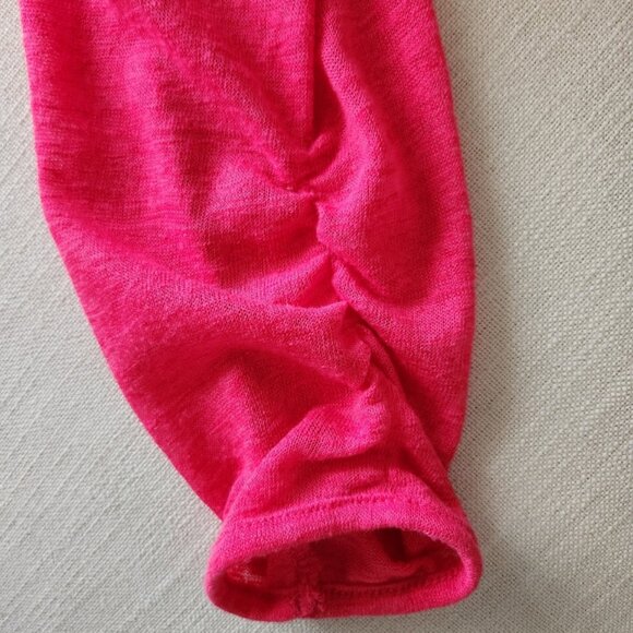 NWT size XL a.moon cardigan cheery azalea pink polyester new lightweight sheer - Picture 8 of 8